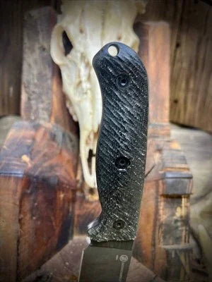 Ontario Knife Company Tak 2 Canvas Micarta Handles - Carroll’s Custom Knife Scales