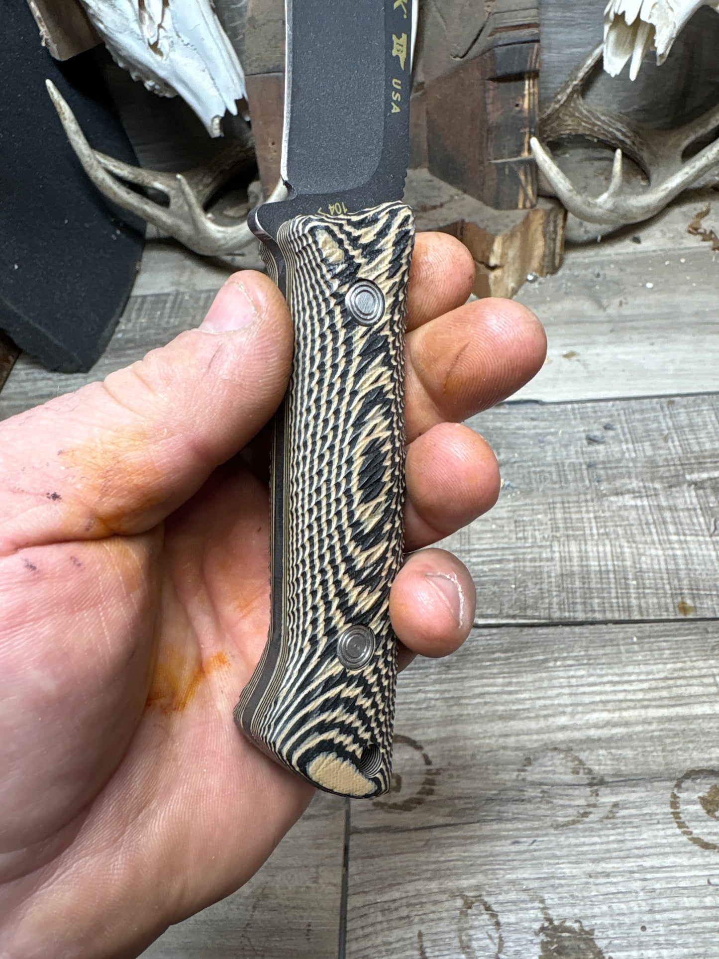 Buck Knives 104 Compadre G10 Handles