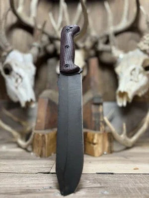 KA-BAR Becker BK2, BK9, Etc. Canvas Micarta Handles - Carroll’s Custom Knife Scales