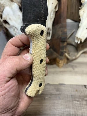 KA-BAR Becker BK2, BK9, Etc. Canvas Micarta Handles - Carroll’s Custom Knife Scales
