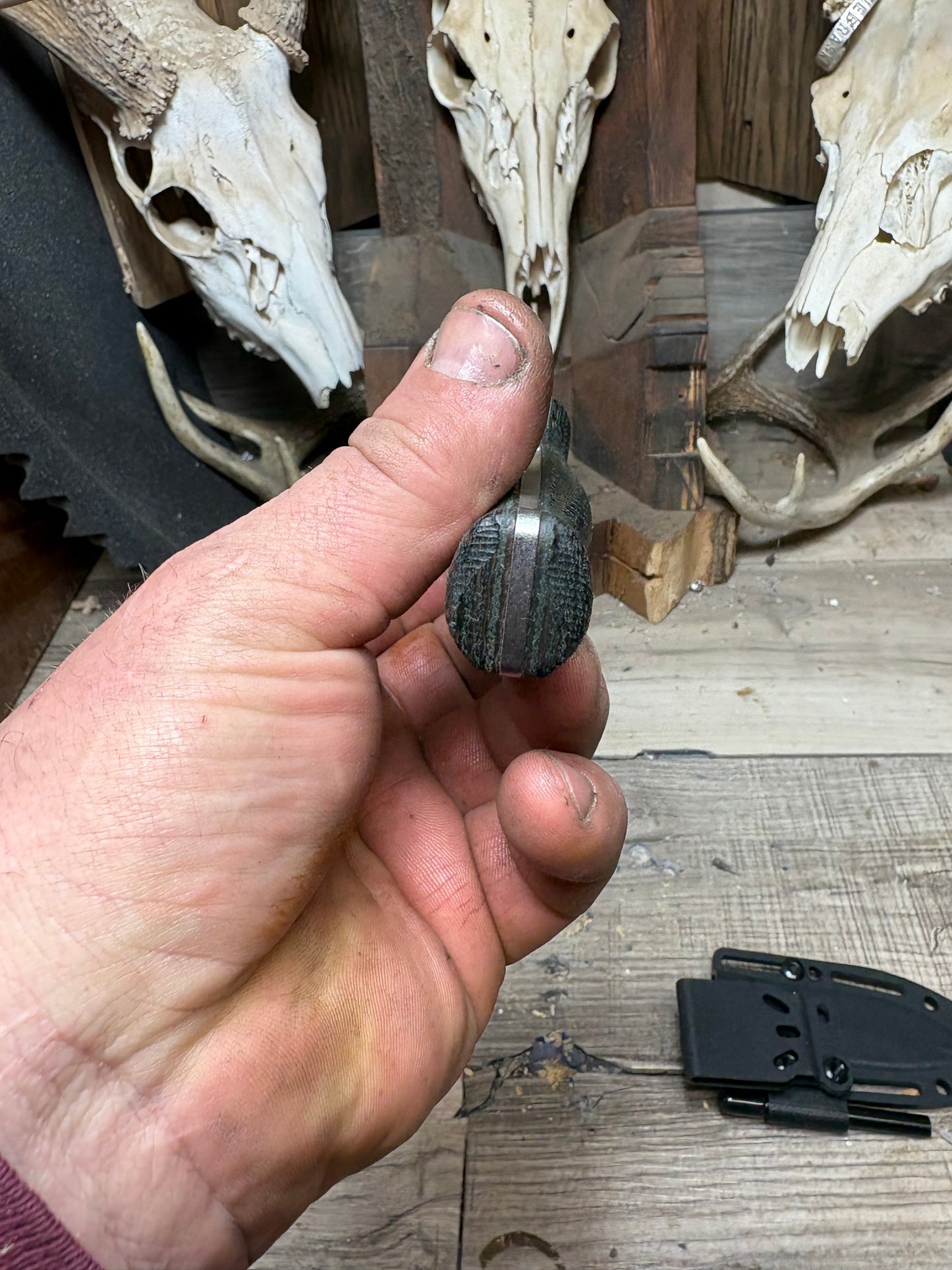 White River Knives Ursus Cub Canvas/Burlap Micarta Handles