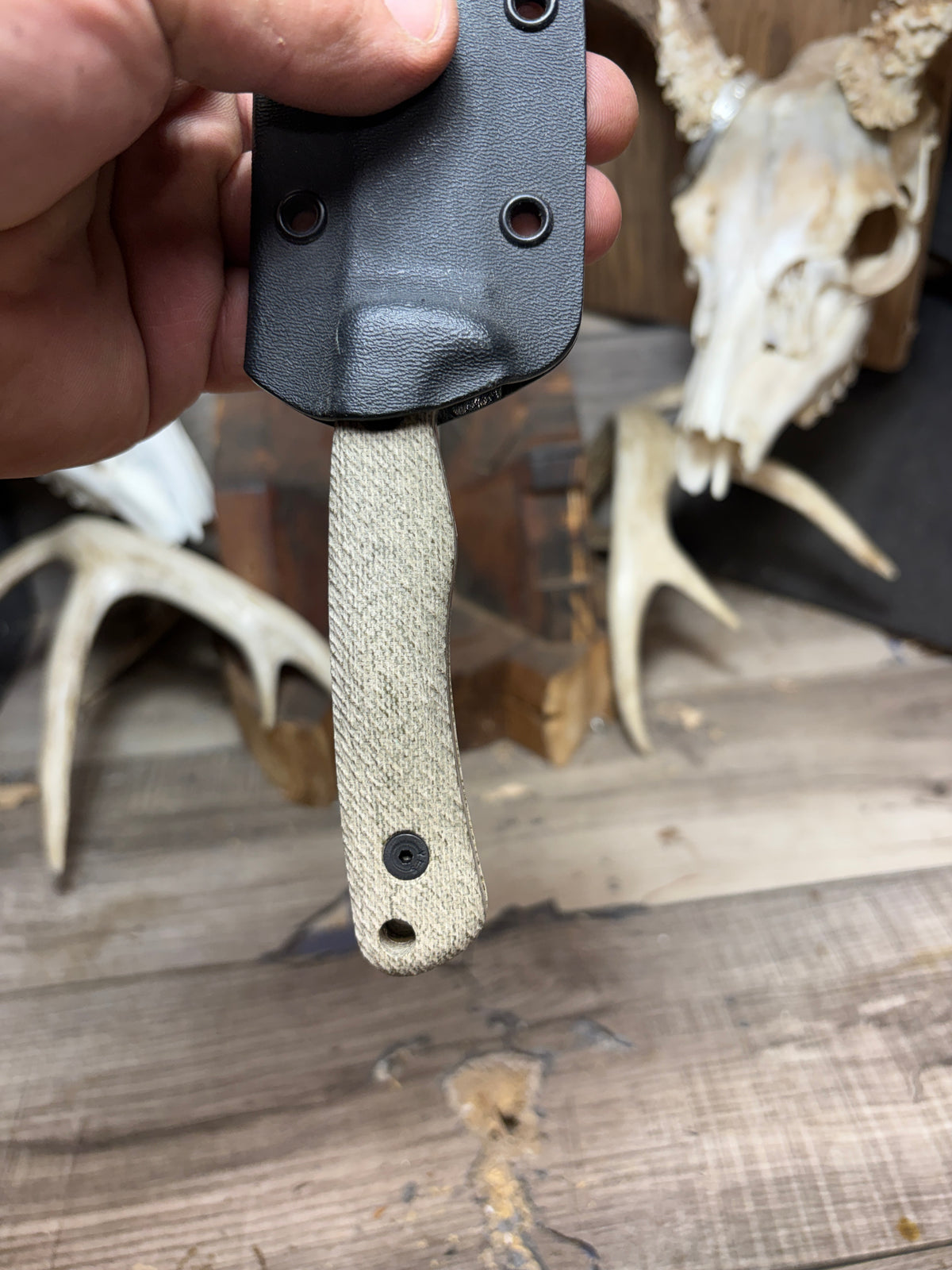 Esee Ashley Game Knife (AGK) Canvas Micarta Handles