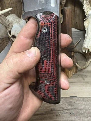 WTG Hellion Burlap Micarta Handles