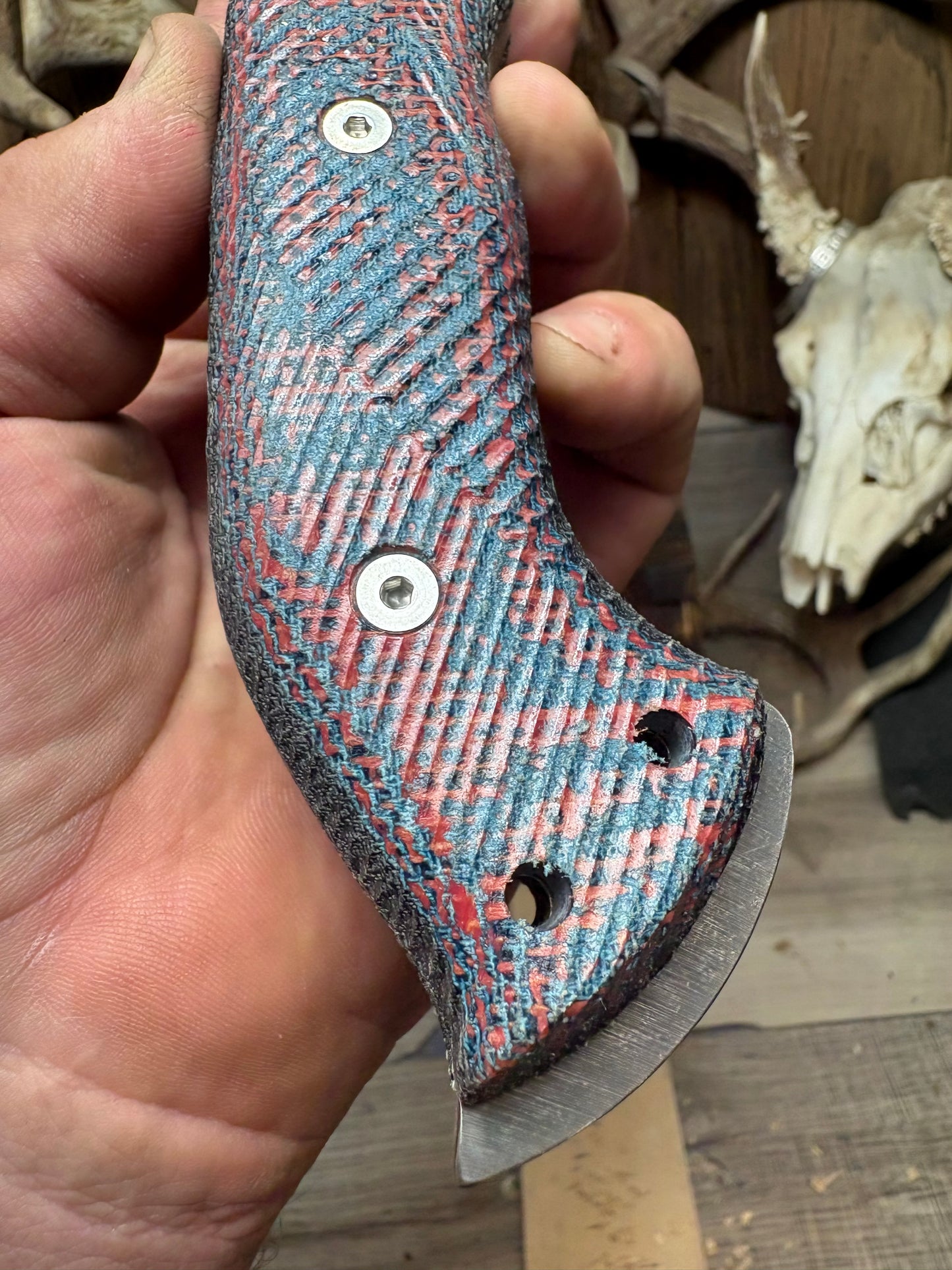 WTG Ares Canvas Micarta Handles