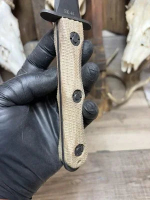 KA-BAR EK-44 EK Commando 4 & 5 Canvas Micarta Handles