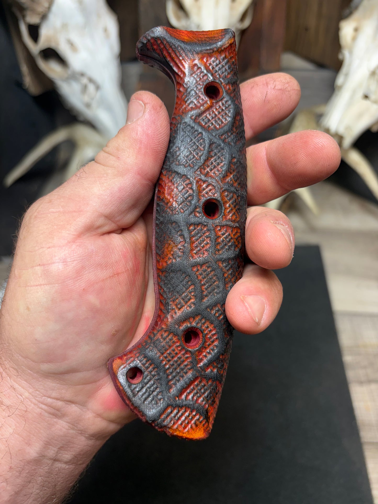 Work Tuff Gear Atayal XL, Mizeram, Black Dog, and Borneo Handles