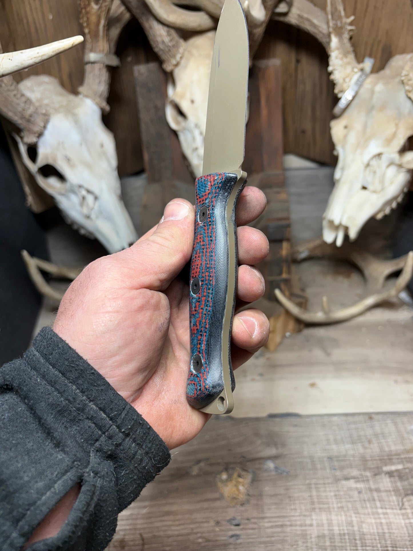 White River Knives Ursus 45 Canvas Micarta Handles