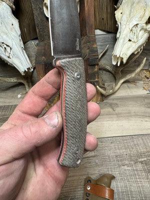Lionsteel M2M Canvas Micarta Handles - Carroll’s Custom Knife Scales