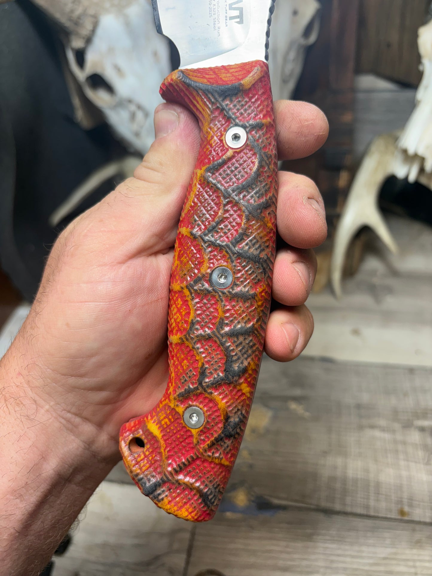 Work Tuff Gear Atayal XL, Mizeram, Black Dog, and Borneo Handles