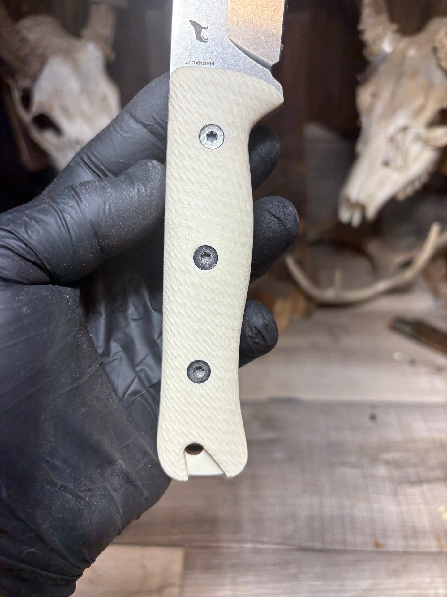 Reiff Knives F6 Canvas Micarta Handles