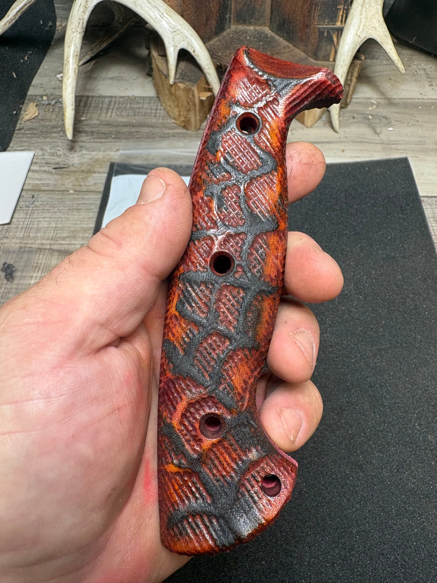 Work Tuff Gear Atayal XL, Mizeram, Black Dog, and Borneo Handles