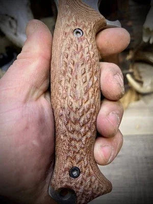 WTG Dregoth Canvas Micarta Handles - Carroll’s Custom Knife Scales