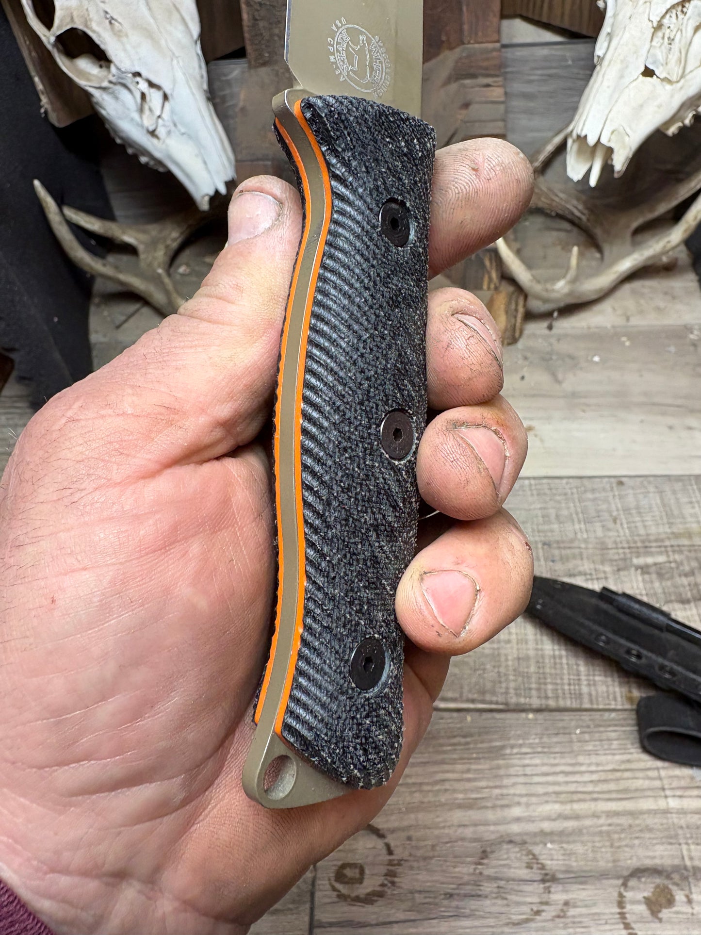 White River Knives Ursus 45 Canvas Micarta Handles