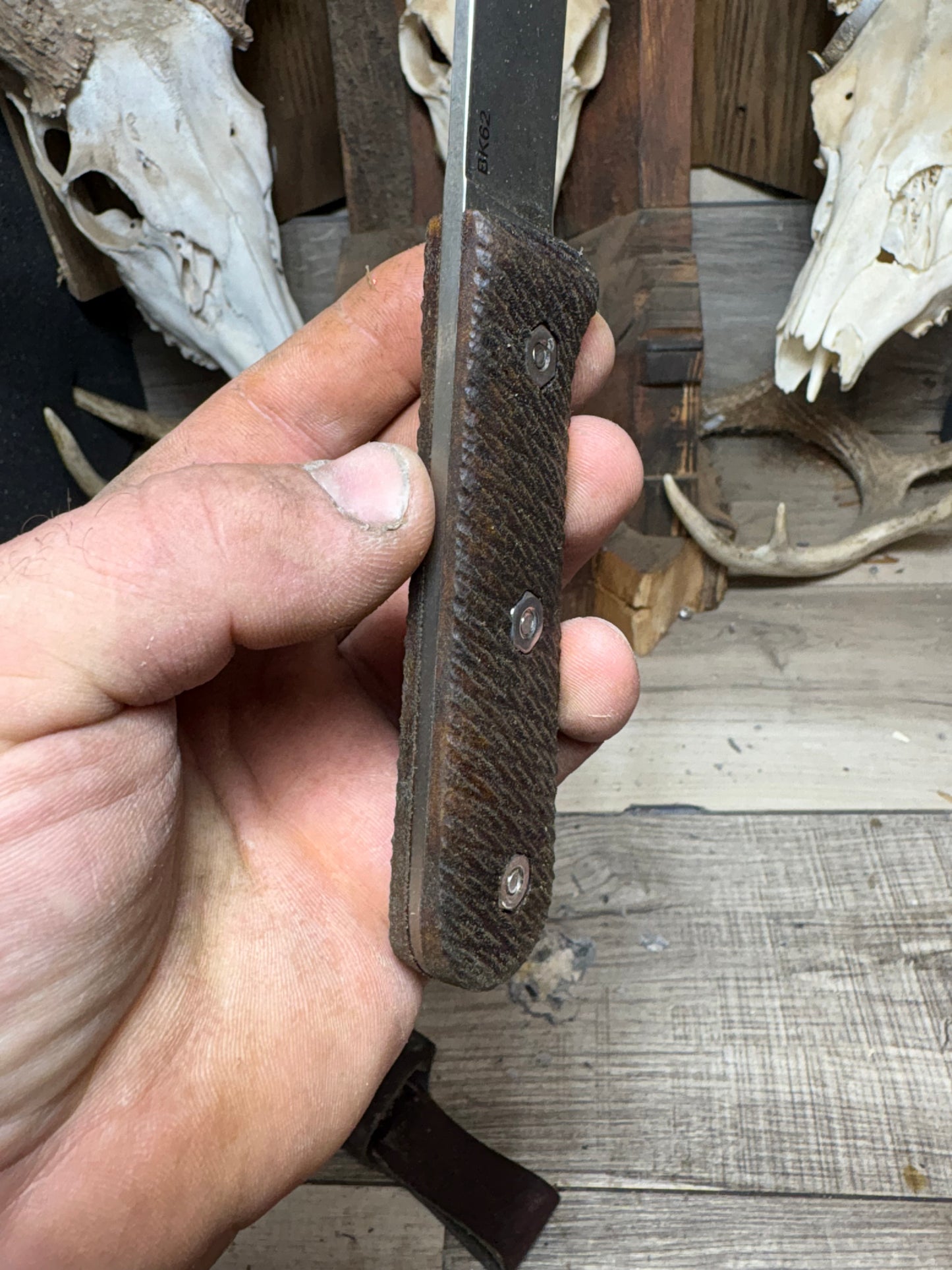 KA-BAR Becker Kephart BK62 Canvas Micarta Handles