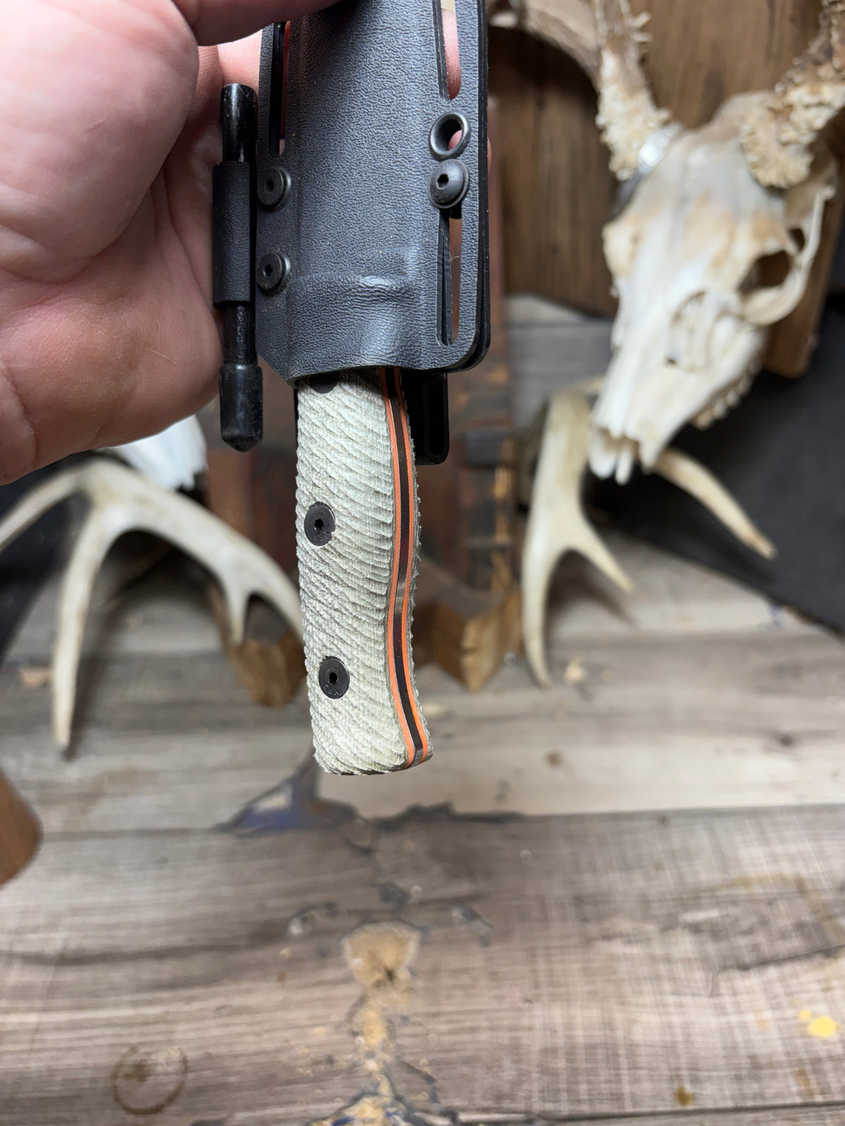 White River Knives Ursus Cub Canvas Micarta Handles