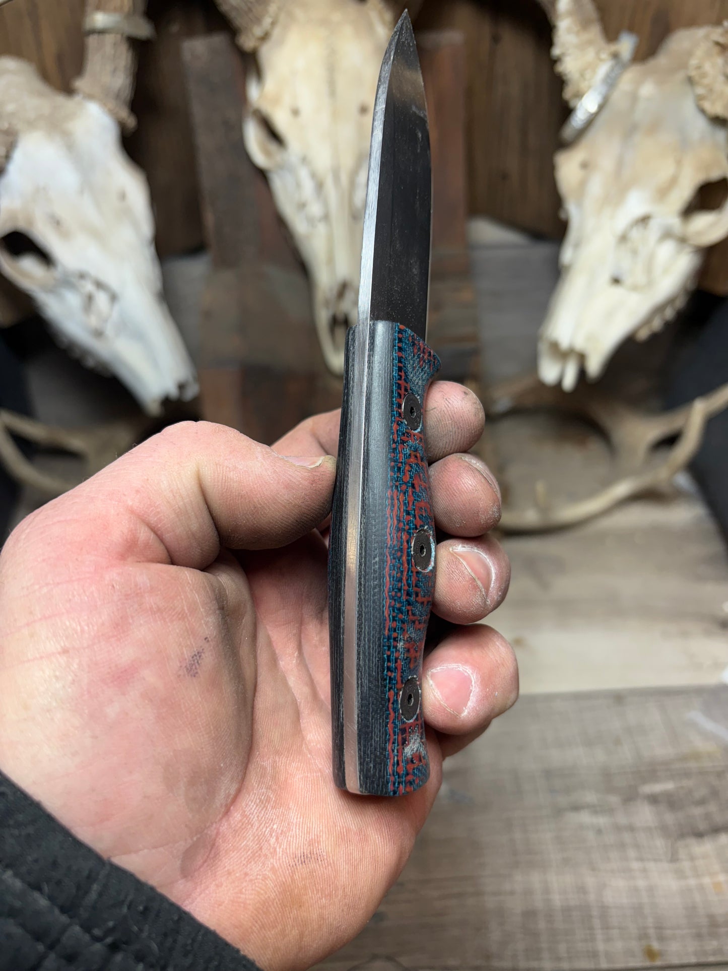 White River Knives Ursus Cub Canvas Micarta Handles