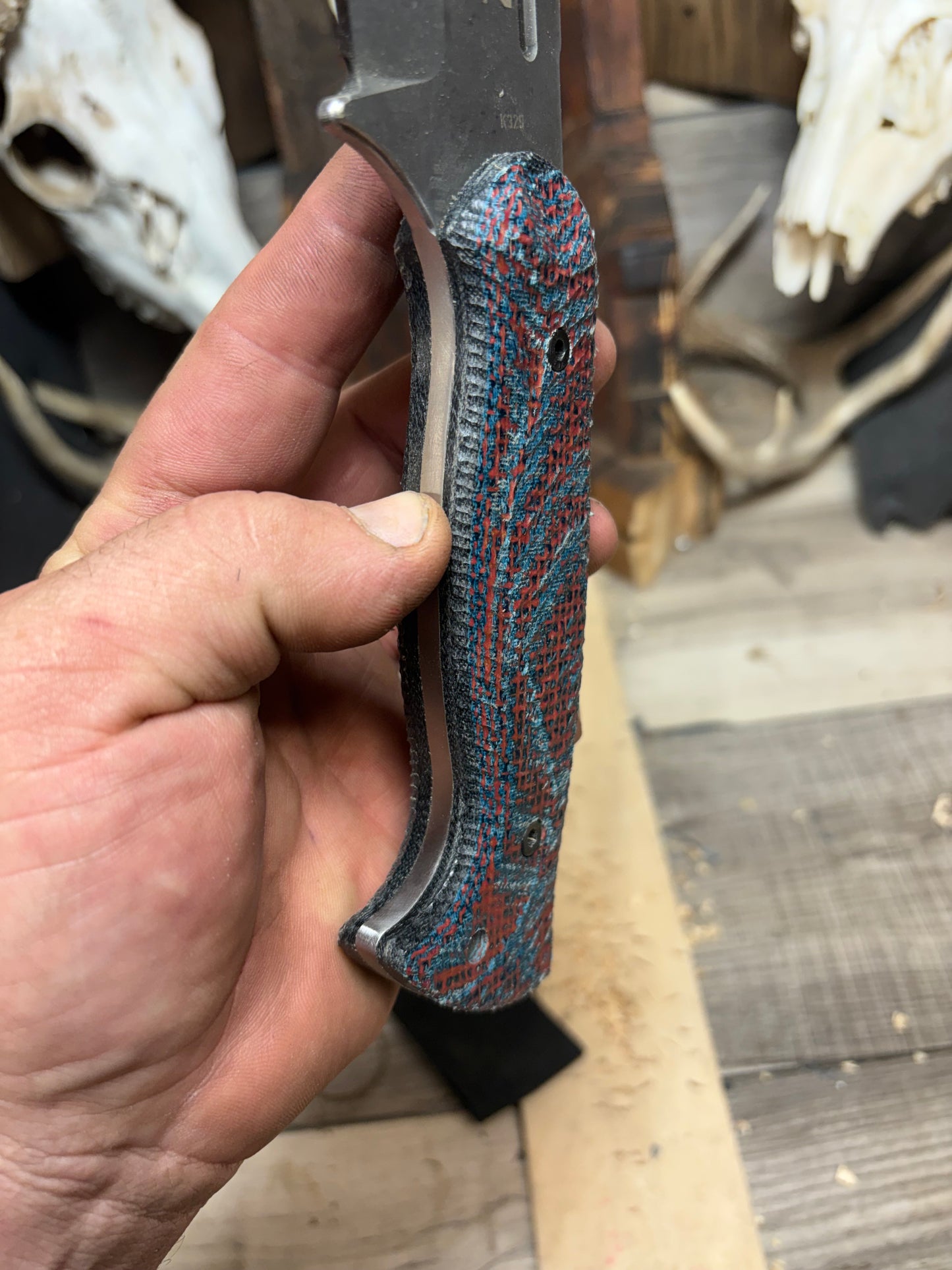 Work Tuff Gear Tanto X Micarta Handles