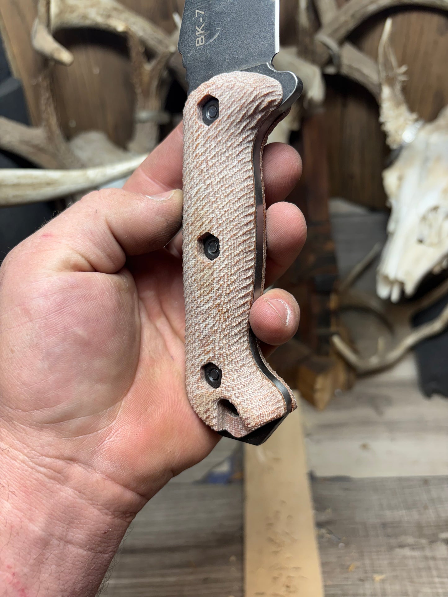KA-BAR Becker BK2, BK9, Etc. Micarta Handles