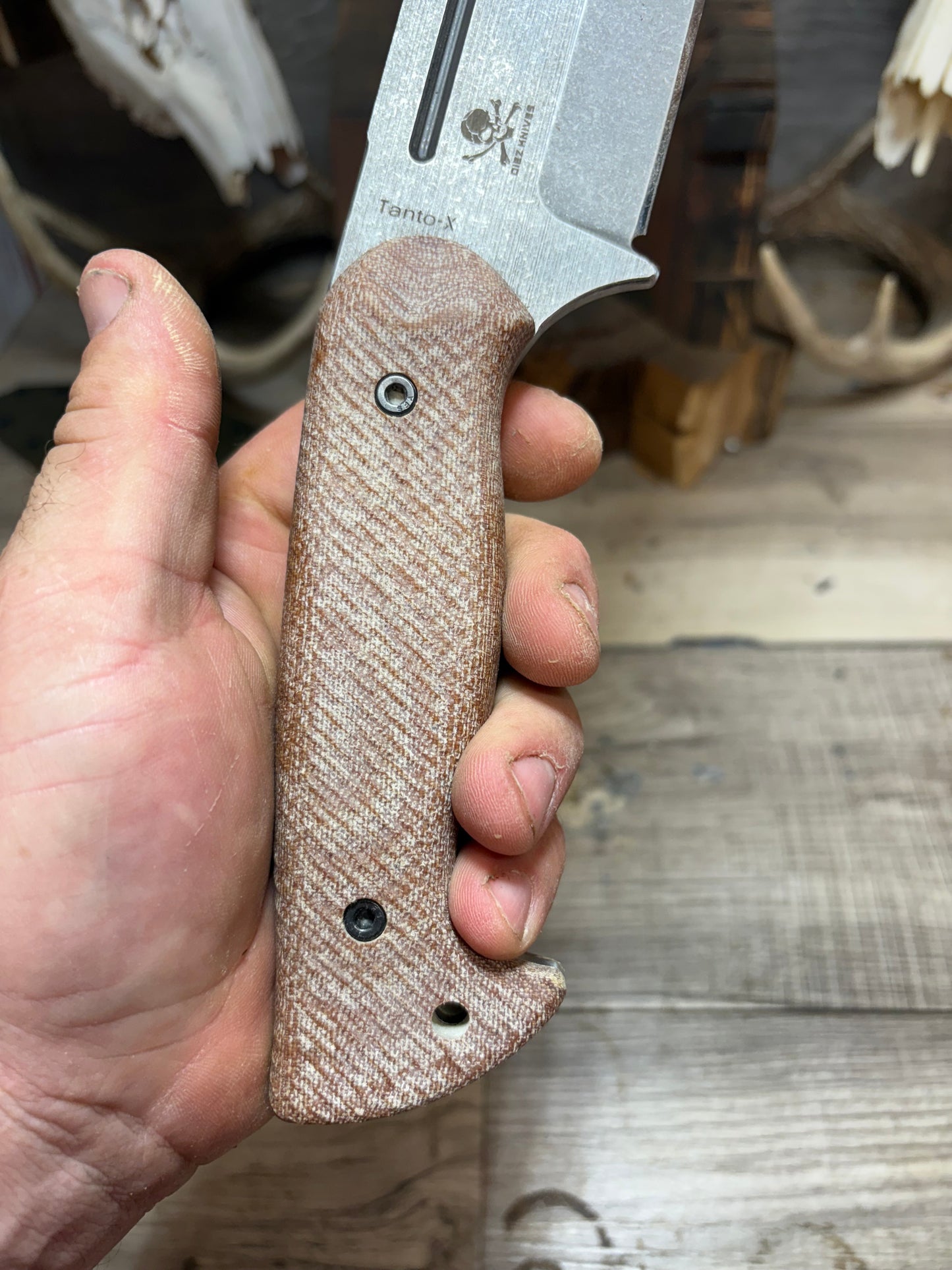 Work Tuff Gear Tanto X Micarta Handles