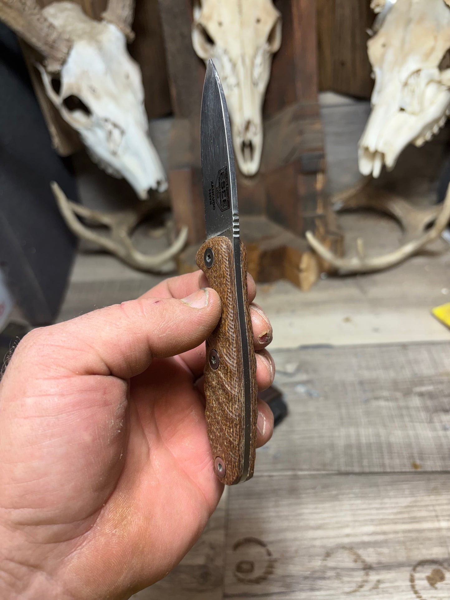 Esee Xancudo Burlap Micarta Handles