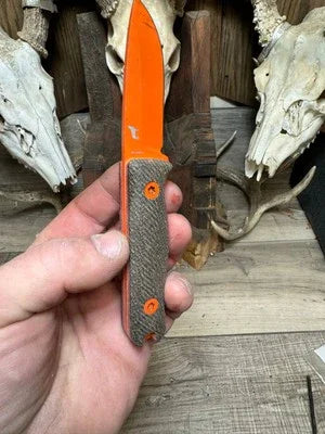 Reiff Knives F3 EDC Canvas Micarta Handles - Carroll’s Custom Knife Scales