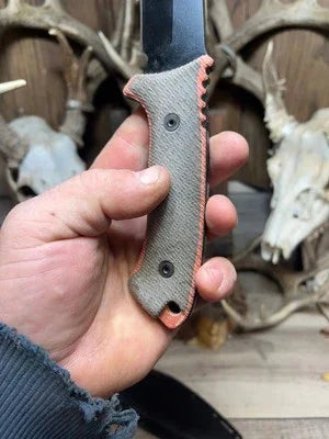 Spartan Blades Harsey Kukri / Fighter / Nessmuk Canvas Micarta Handles - Carroll’s Custom Knife Scales