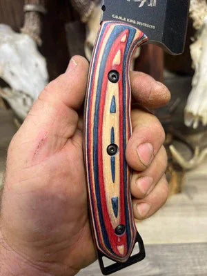 WTG C.U.M.A. King Destructo Dymalux Handles - Carroll’s Custom Knife Scales