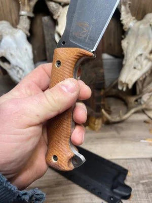 WTG Nomad Camp 9NC Canvas Micarta Handles - Carroll’s Custom Knife Scales