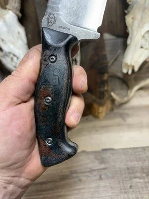 WTG Kodiak / Bear Claw / Grizzly Canvas and Burl Micarta Handles