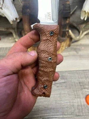 Work Tuff Gear: Little Evil (Gen 2) - Canvas Micarta Handles Knife NOT Included - Carroll’s Custom Knife Scales