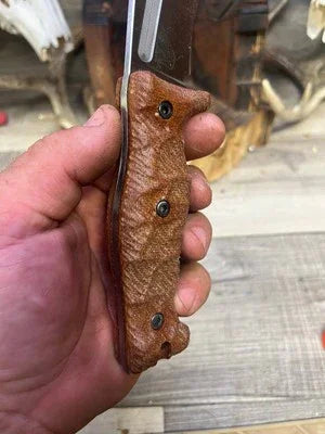 Work Tuff Gear: Little Evil (Gen 2) - Canvas Micarta Handles Knife NOT Included - Carroll’s Custom Knife Scales