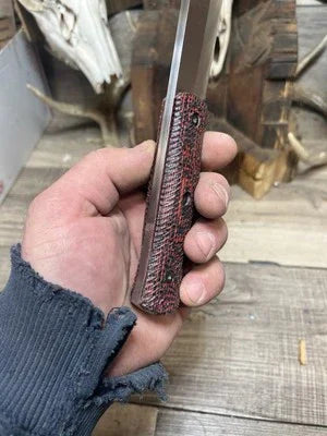 Fallkniven S1X Canvas Micarta Handles - Carroll’s Custom Knife Scales