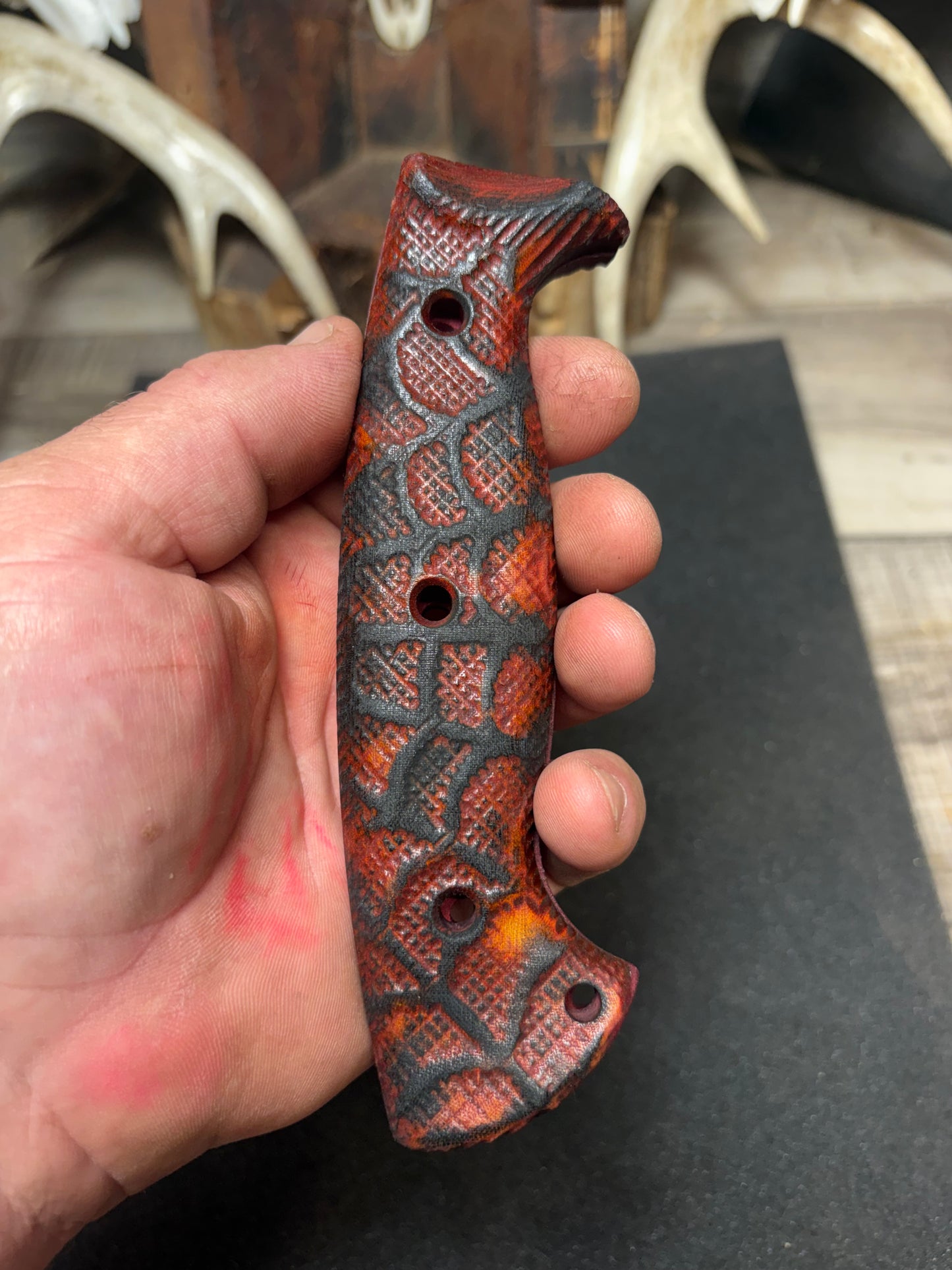 Work Tuff Gear Atayal XL, Mizeram, Black Dog, and Borneo Handles