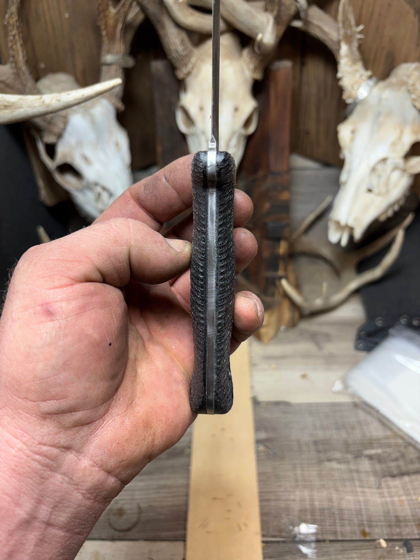 Esee PR4 Canvas Micarta Handles