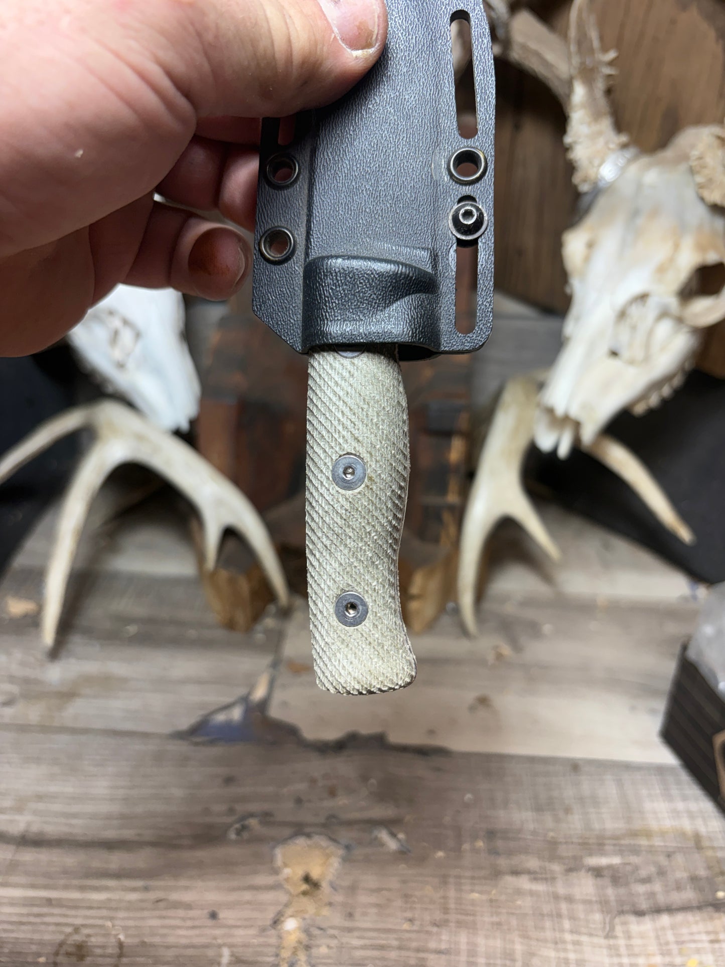 White River Knives Ursus Cub Canvas Micarta Handles