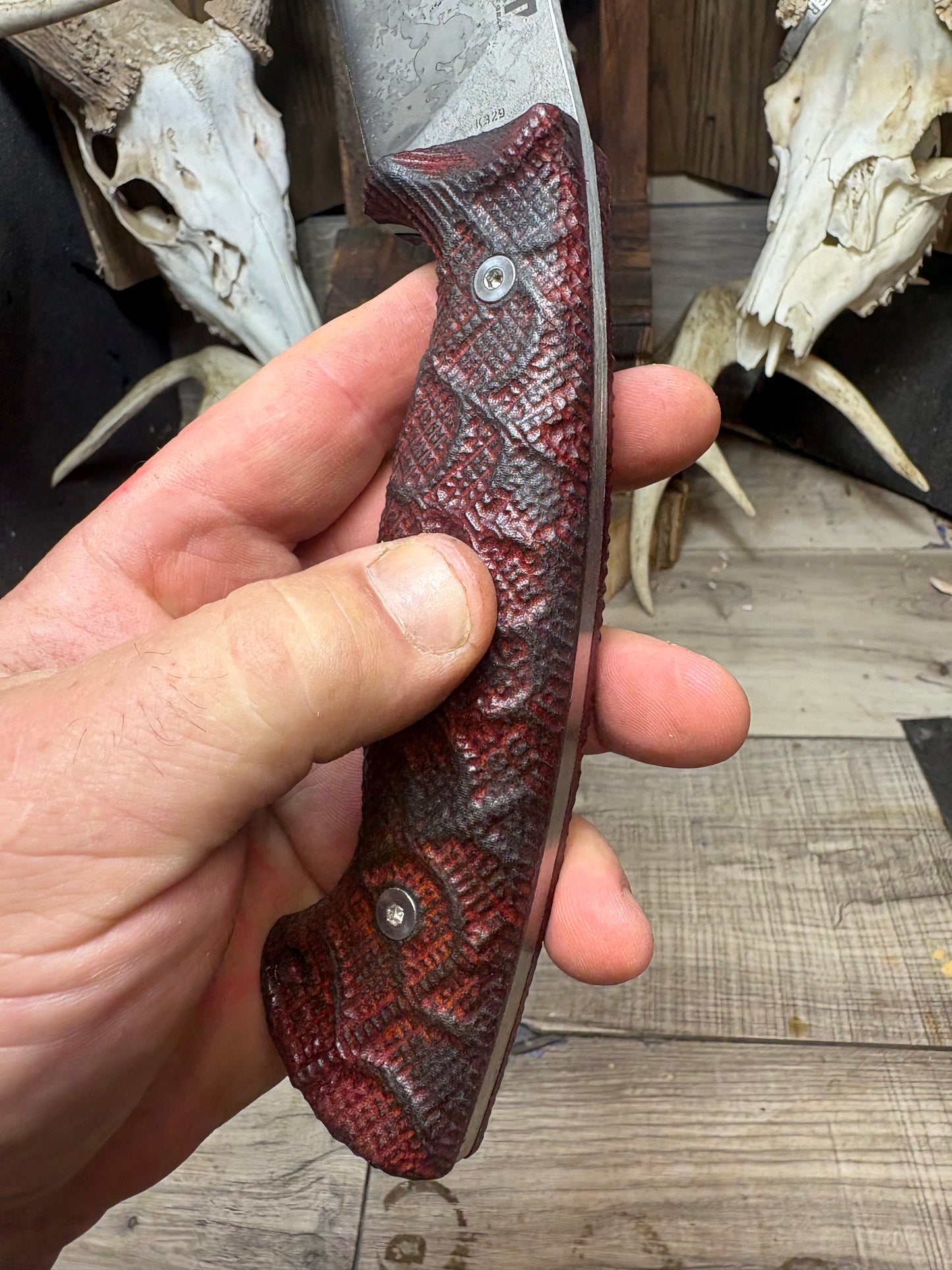 Work Tuff Gear Atayal XL, Mizeram, Black Dog, and Borneo Handles