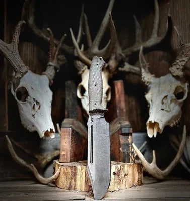 Work Tuff Gear Commander Canvas Micarta Handles - Carroll’s Custom Knife Scales