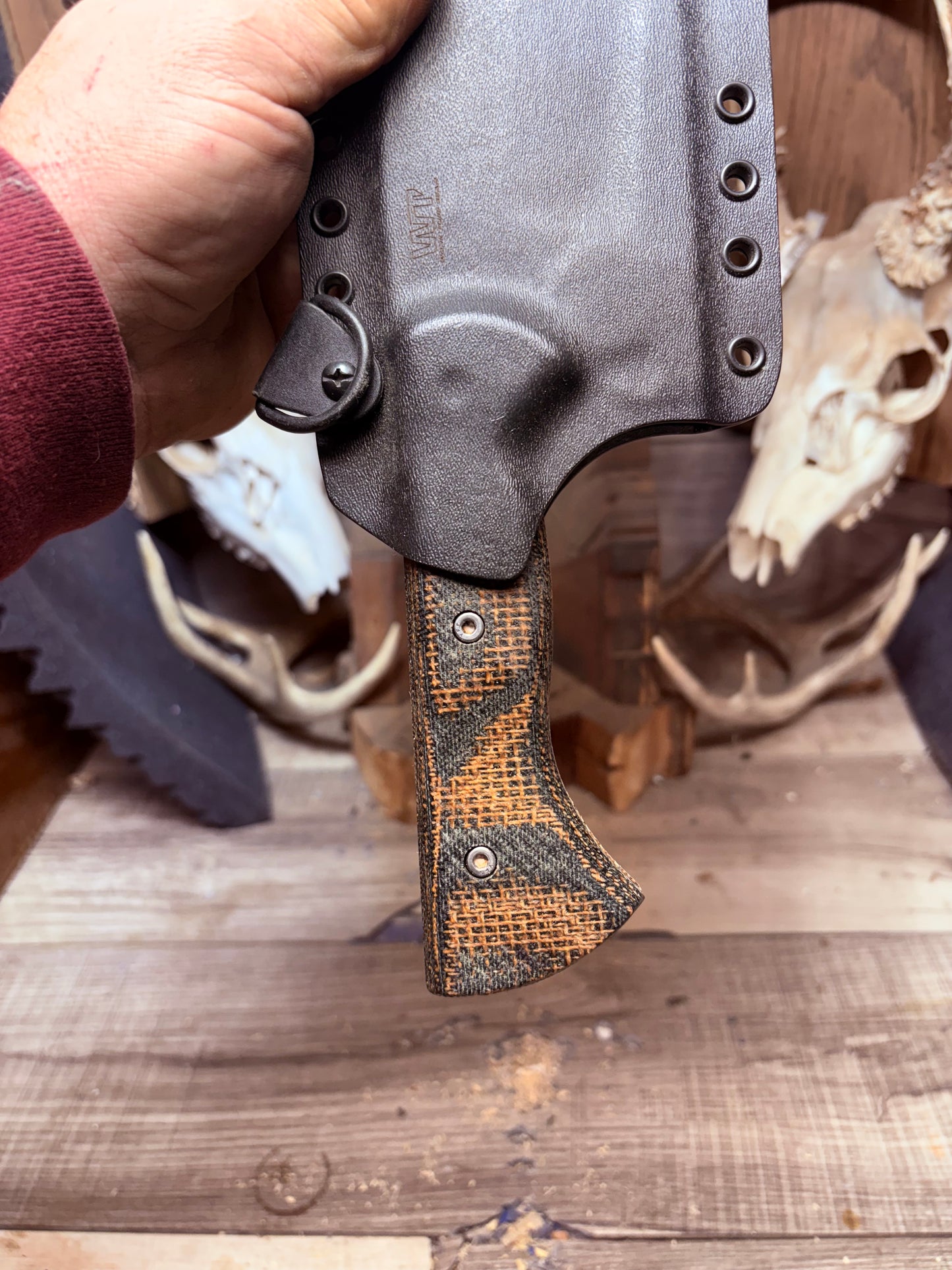 Work Tuff Gear Gen 2 or 3 V44X Canvas/Burlap Micarta Handles