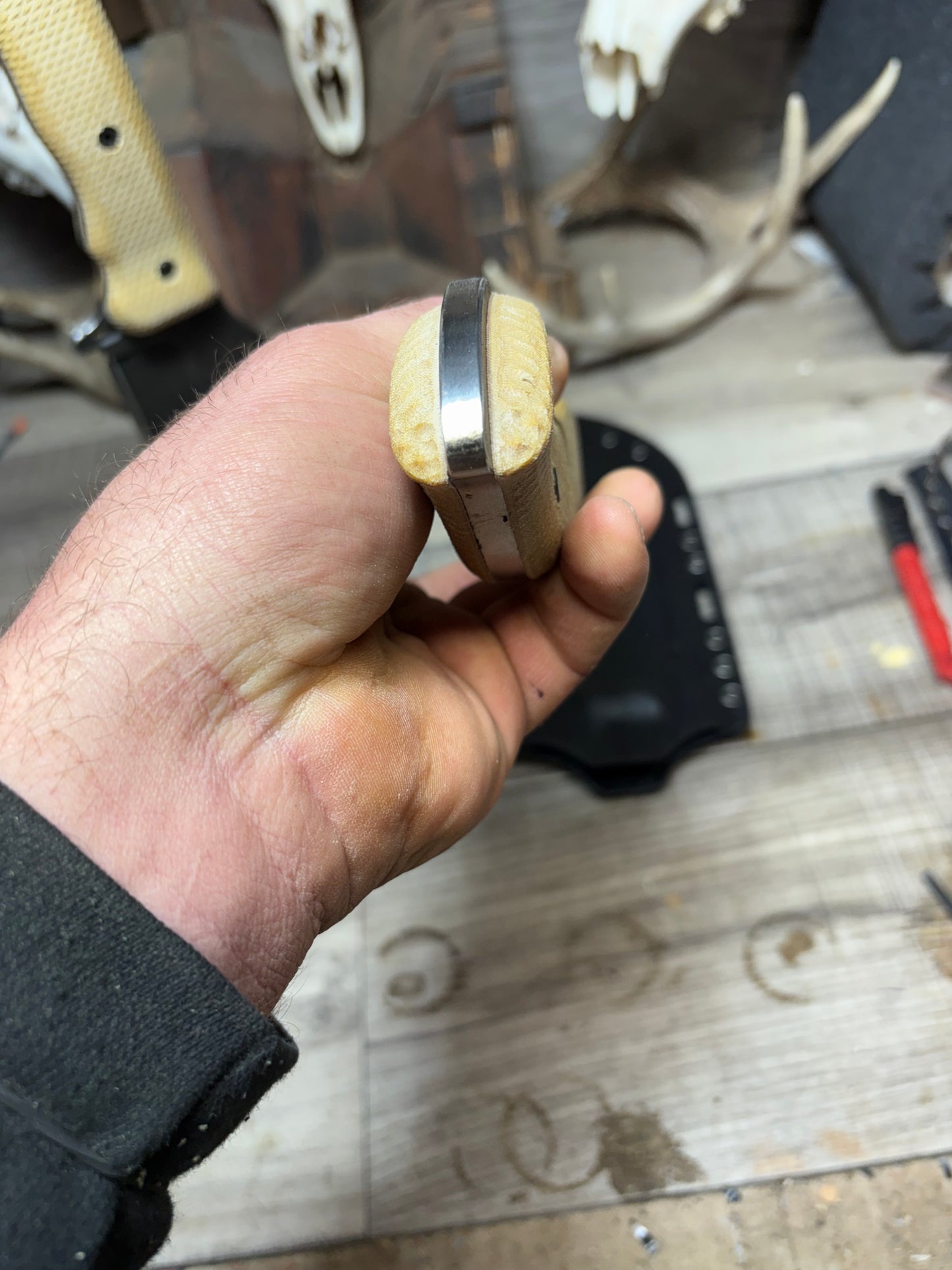 WTG Ares Canvas Micarta Handles