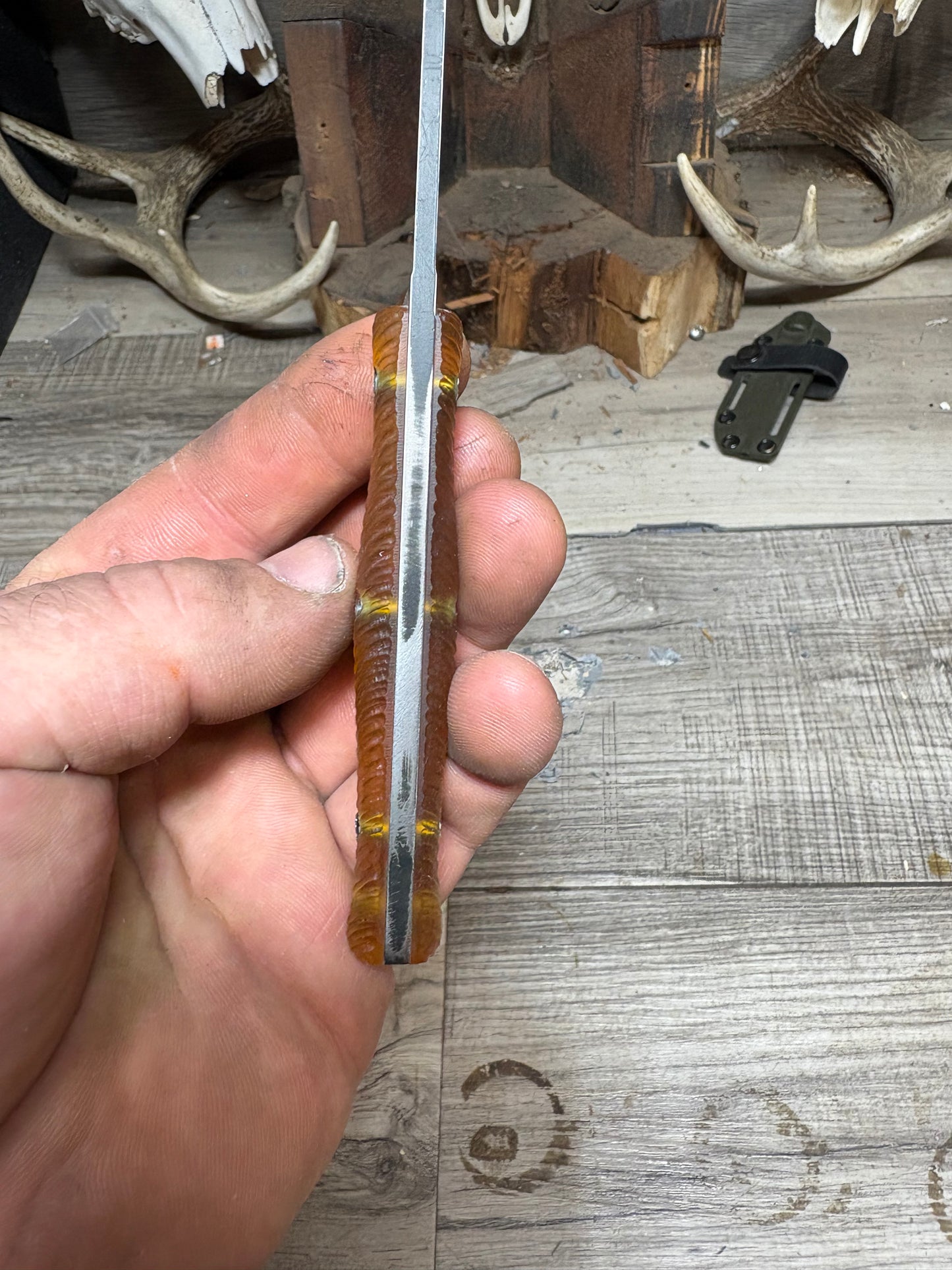 Exodus Knife & Tool Adventure Craft / Exodus 3 Ultem Micarta Handles