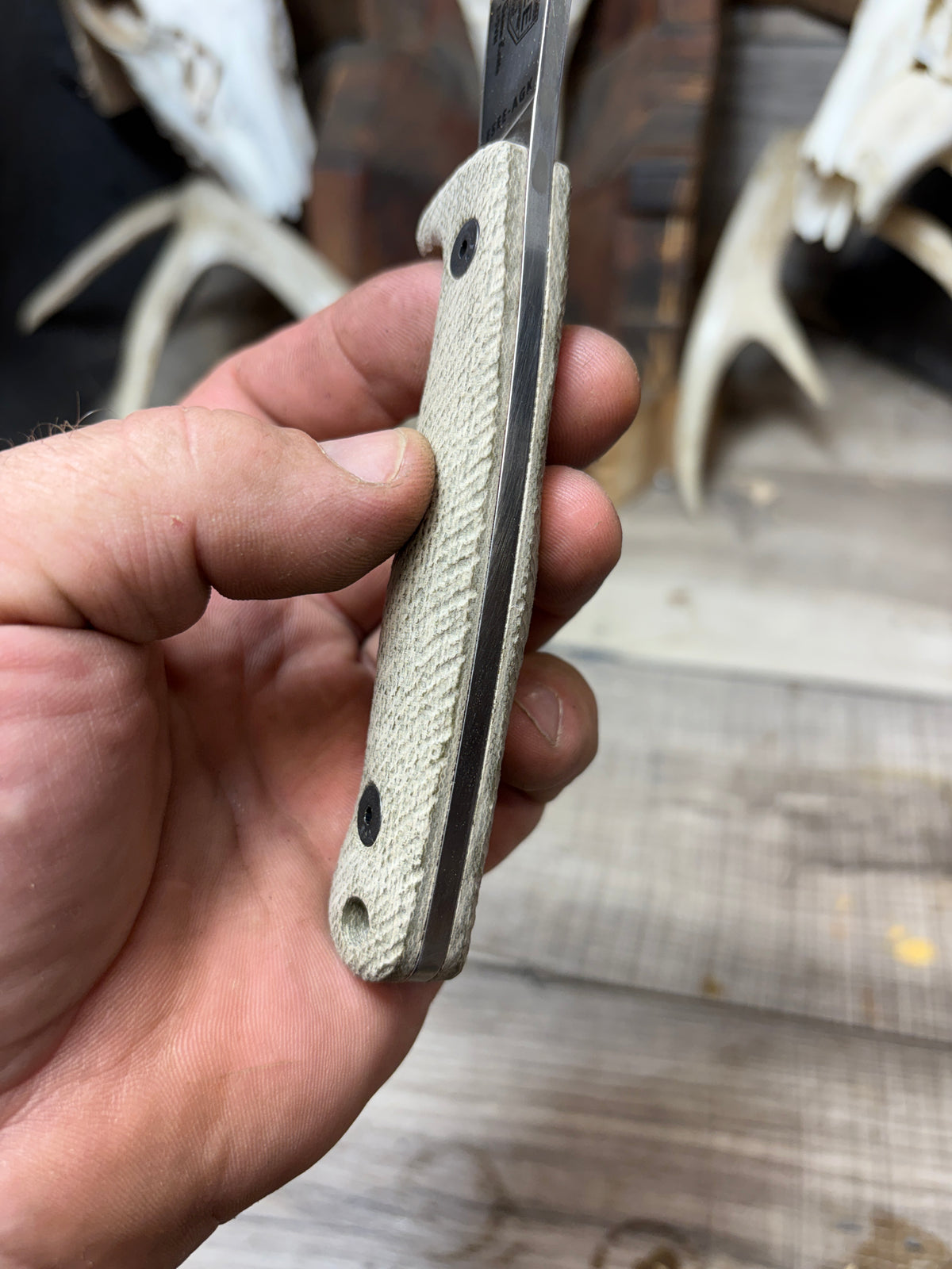 Esee Ashley Game Knife (AGK) Canvas Micarta Handles
