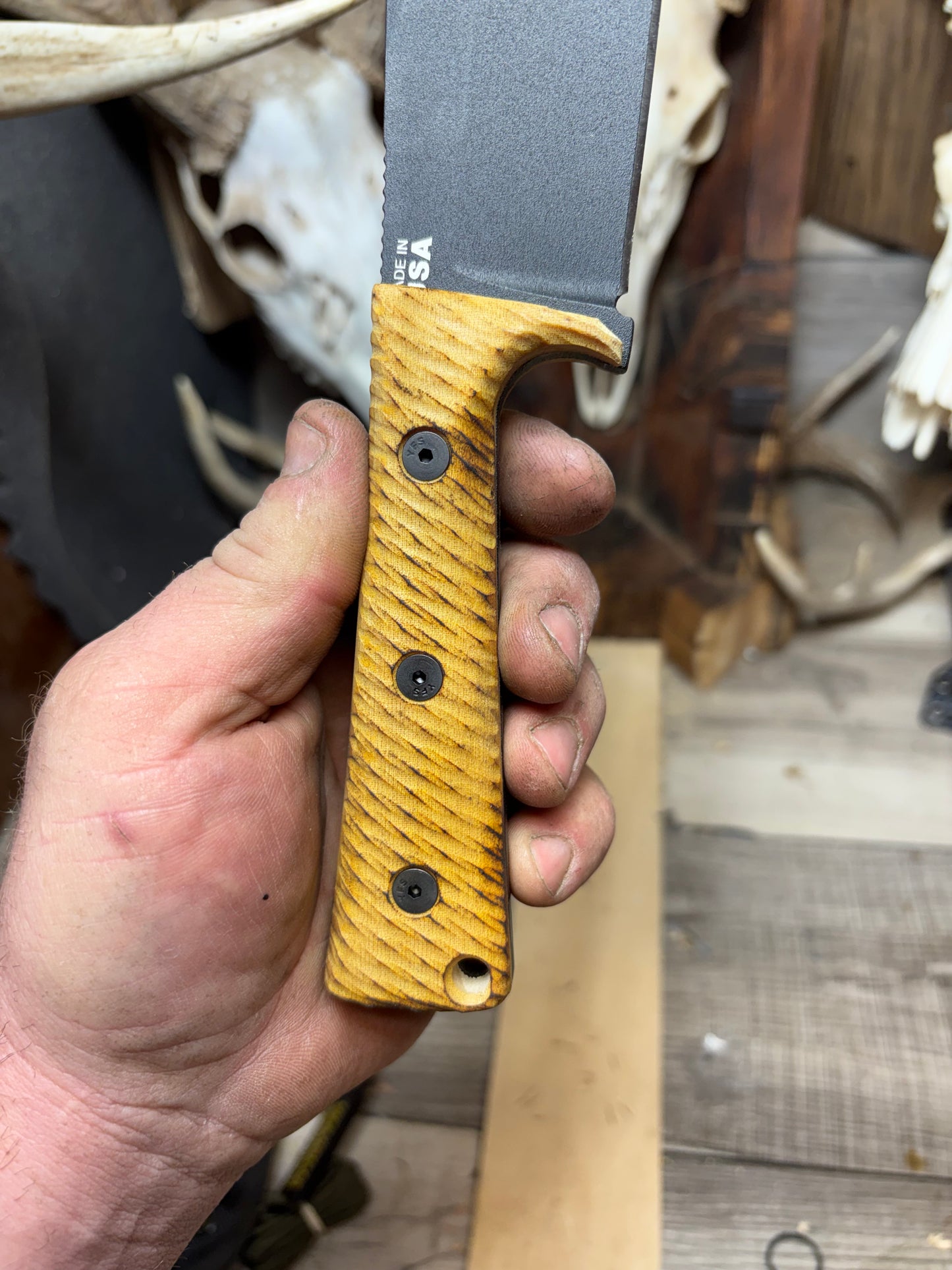 Tops Knives War Bowie V2 Handles