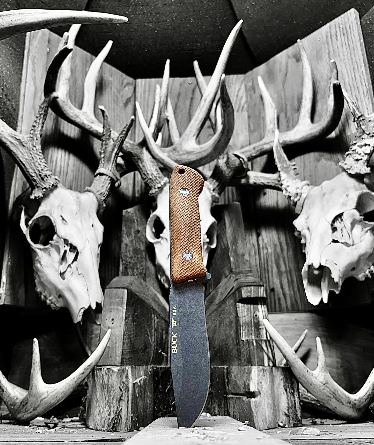 Buck Knives 104 Compadre Micarta Handles