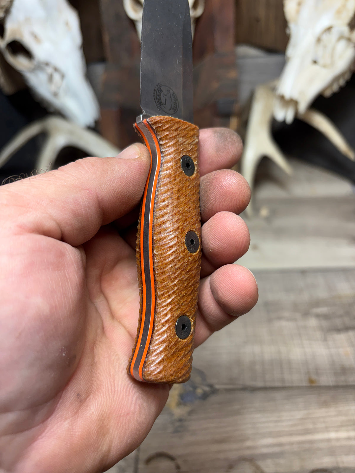 White River Knives Ursus Cub Canvas Micarta Handles