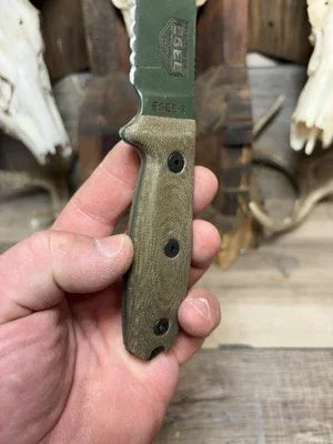 Esee 3 / Esee 4 Canvas Micarta Handles - Carroll’s Custom Knife Scales