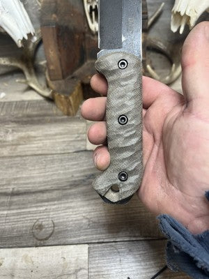 KA-BAR Becker BK2, BK9, Etc. Canvas Micarta Handles - Carroll’s Custom Knife Scales