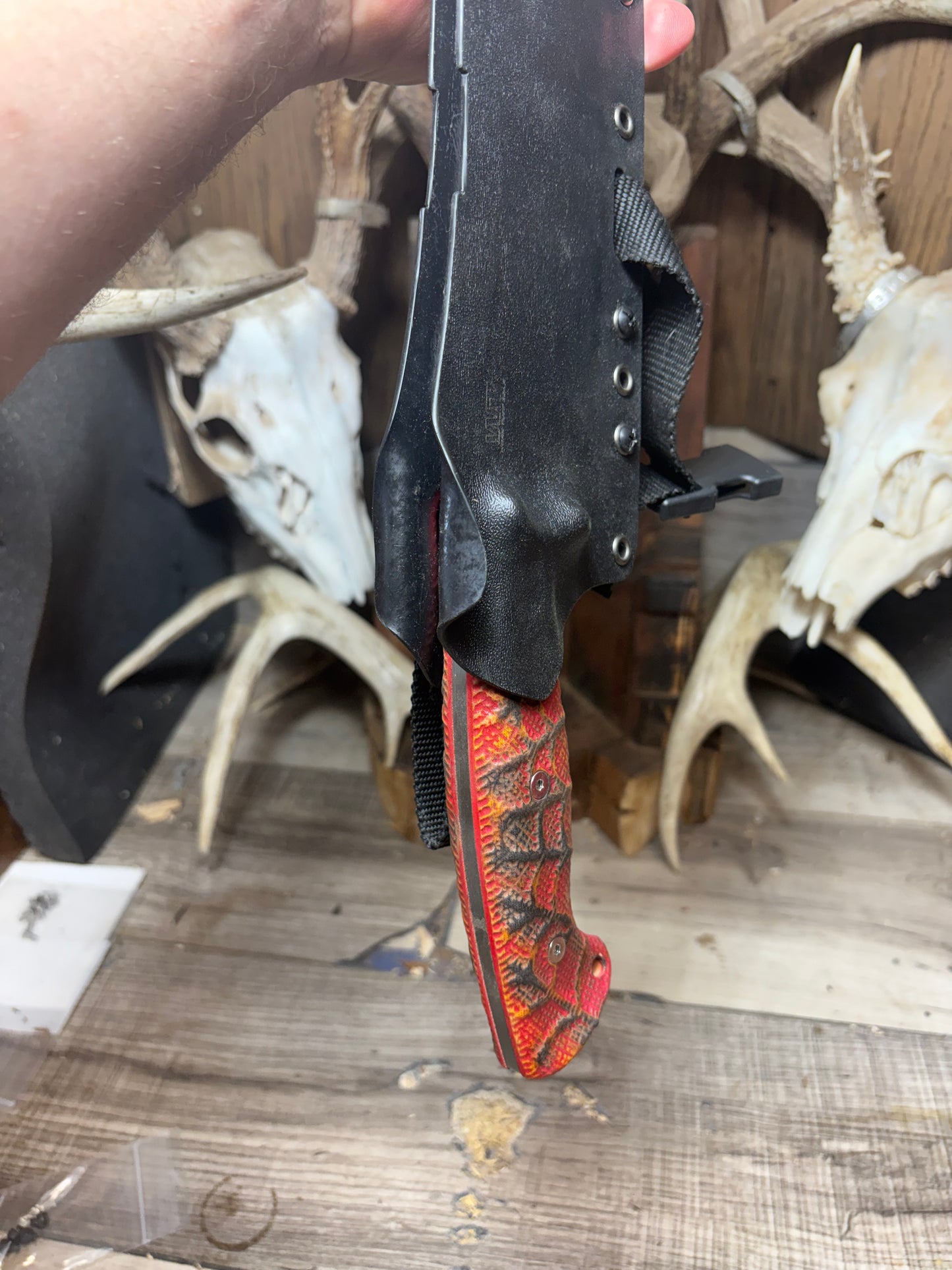 Work Tuff Gear Atayal XL, Mizeram, Black Dog, and Borneo Handles