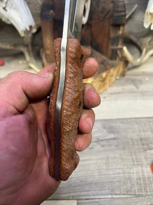 Work Tuff Gear: Little Evil (Gen 2) - Canvas Micarta Handles Knife NOT Included - Carroll’s Custom Knife Scales