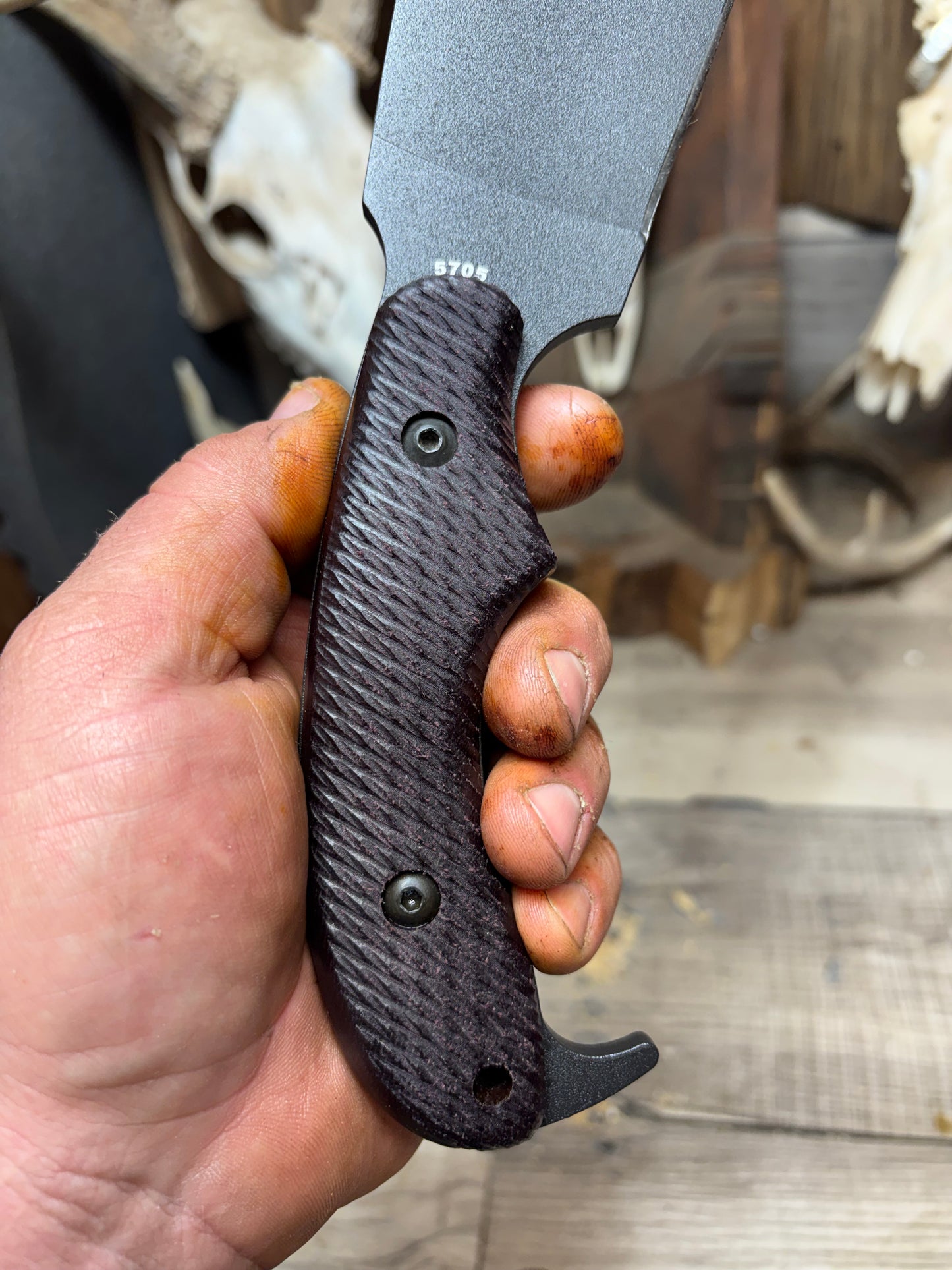 KA-BAR Zombie Or Adventure Series Canvas Micarta Handles