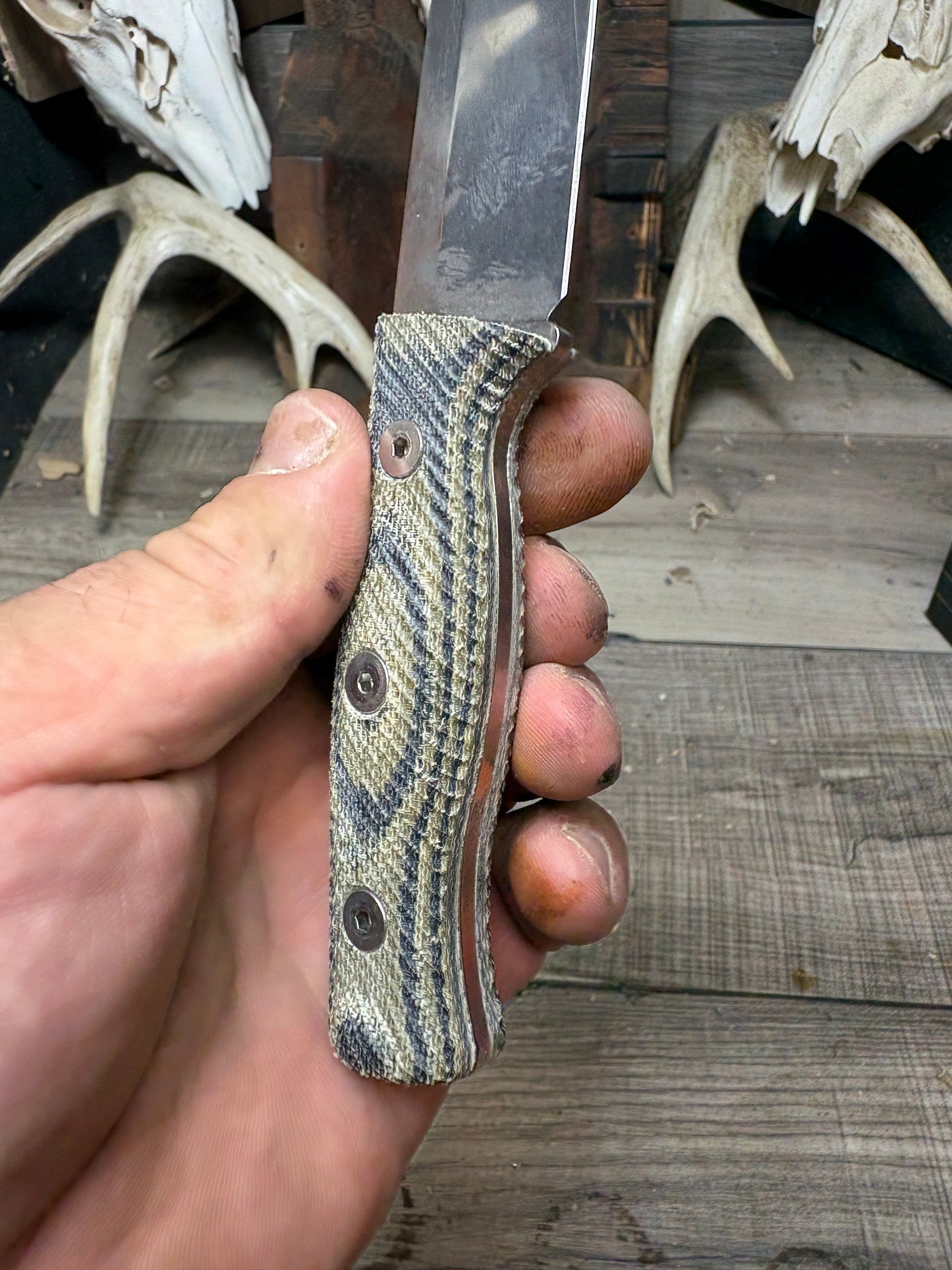 White River Knives Ursus Cub Canvas Micarta Handles
